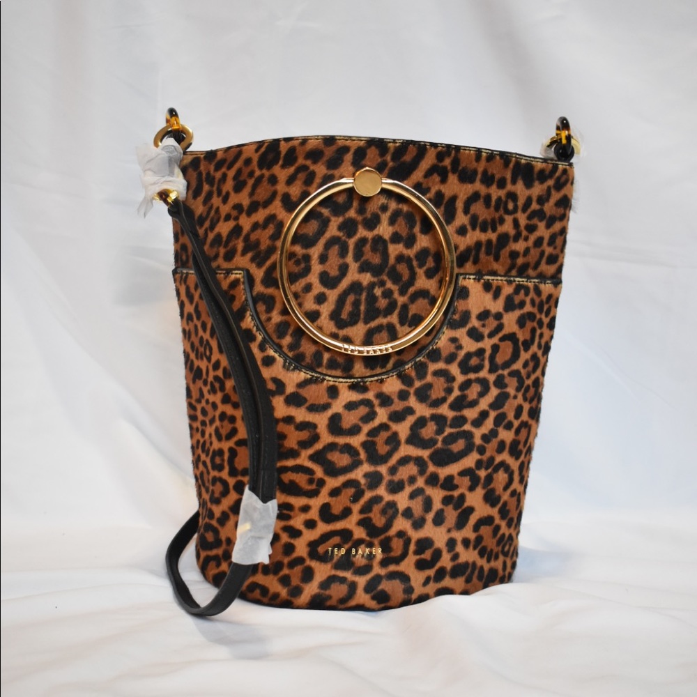 Ted Baker Leopard Bucket Bag